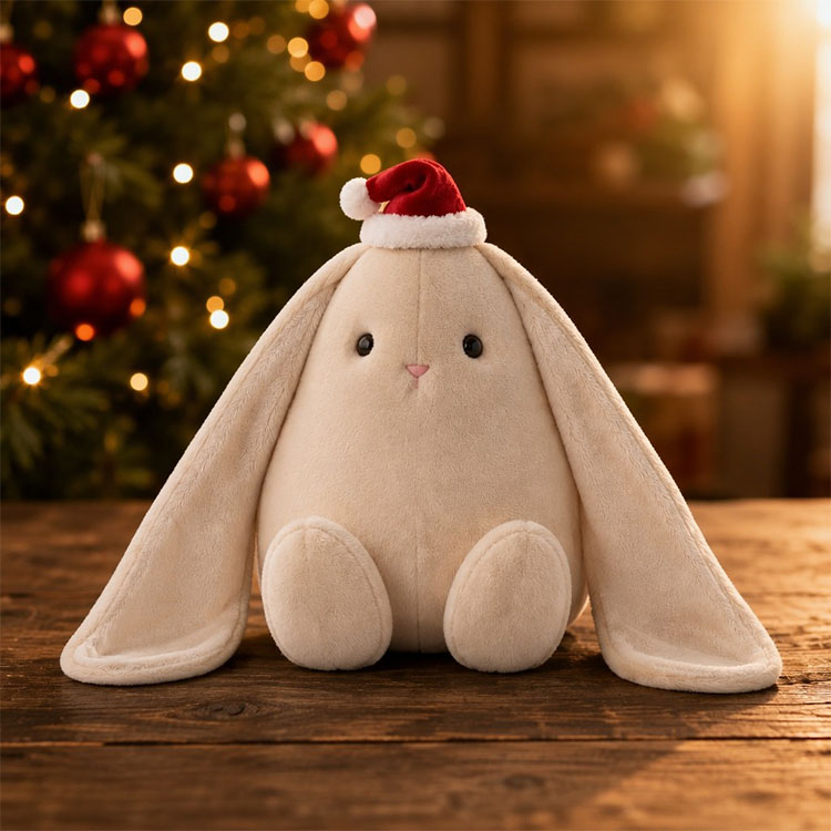 Kerst Teardrop Bunny pluche