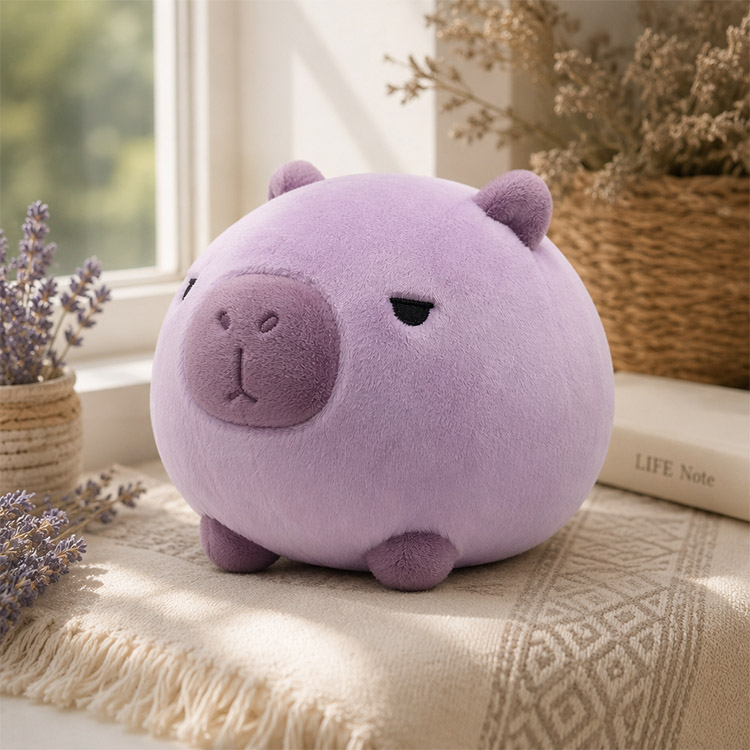 Paarse Capibara knuffel